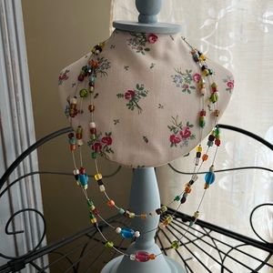 Zad Multicolored Beaded Necklace